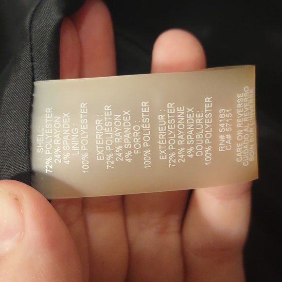 Calvin Klein Charcoal Grey Long Coat Size 14 - Picture 6 of 12